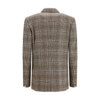 Lardini Brown Wool Oves Aries Blazer