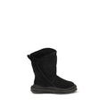 UGG Black Suede Leather Flat Boots