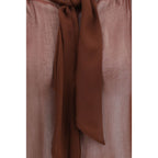 Lardini Brown Viscose Blouse