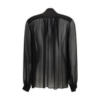 Lardini Black Viscose Blouse
