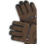 Moncler Grenoble Brown Nylon Gloves