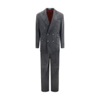 Brunello Cucinelli Gray Cotton Suit