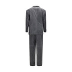 Brunello Cucinelli Gray Cotton Suit