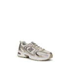 New Balance Beige Fabric Athletic Sneakers