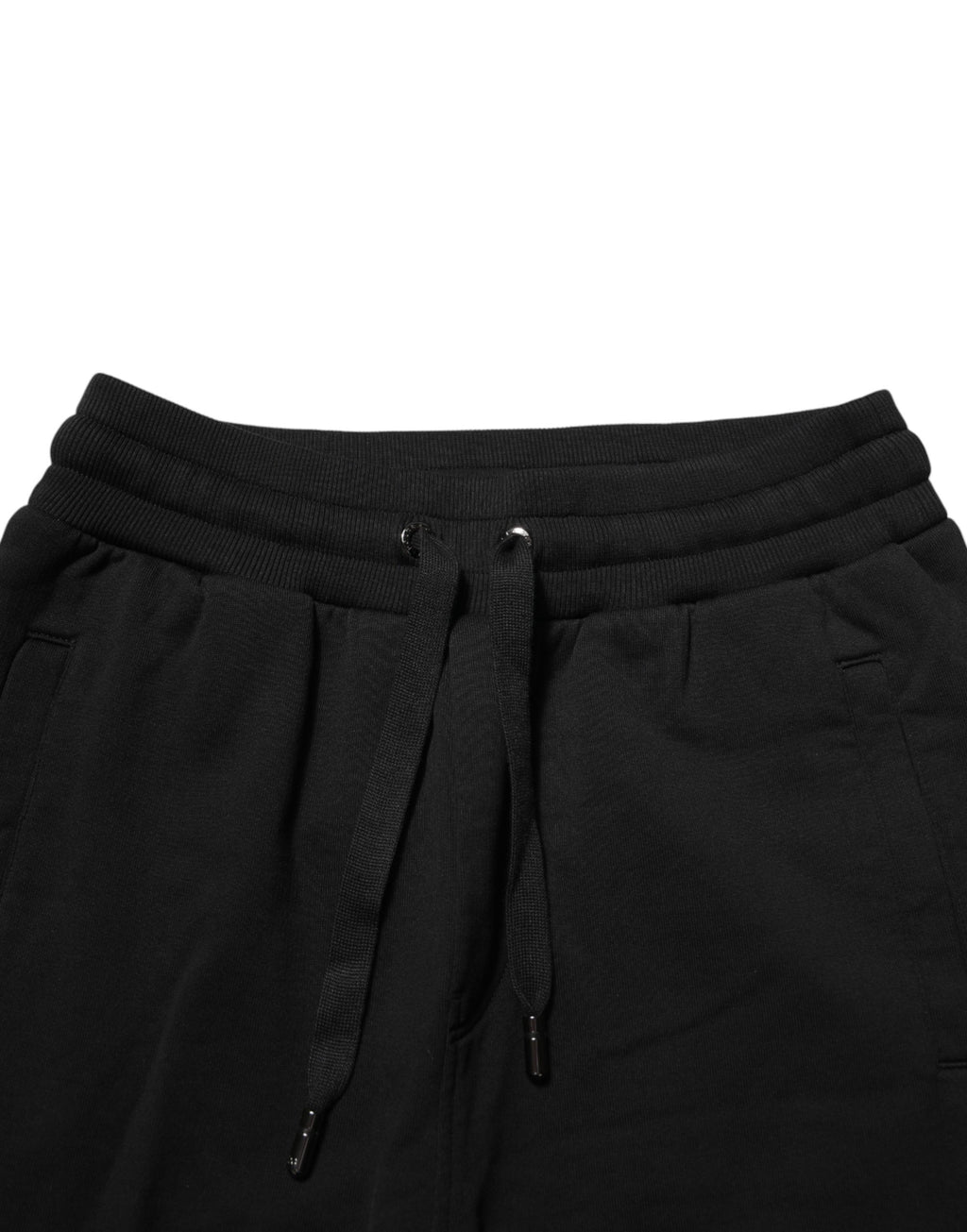 Dolce & Gabbana Black Cotton Jogger Men Sweatpants Pants - Eljoys Fashion 