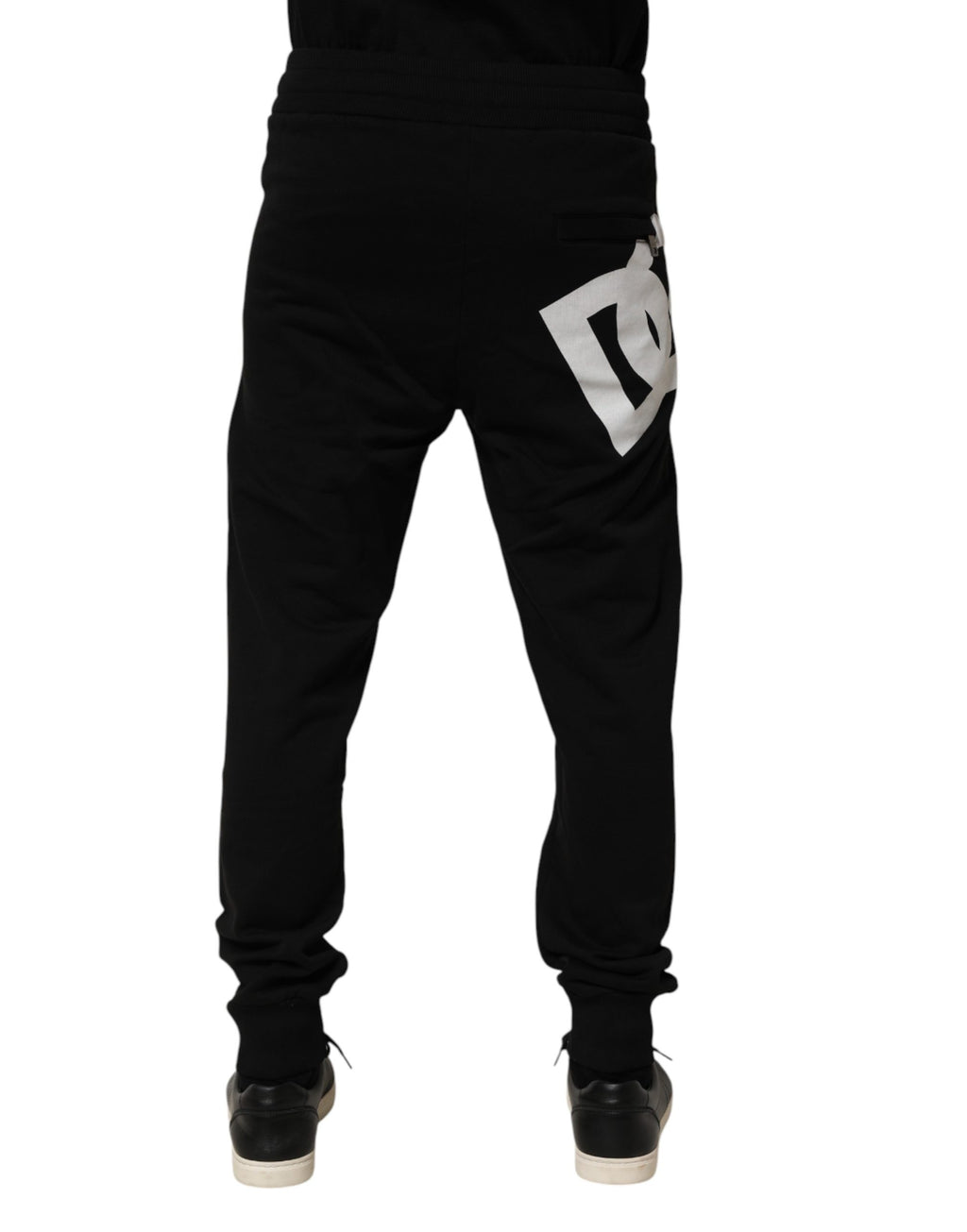Dolce & Gabbana Black Cotton Jogger Men Sweatpants Pants - Eljoys Fashion 