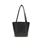 The Row Black Calf Leather Bos Taurus Shoulder Bag