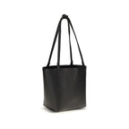 The Row Black Calf Leather Bos Taurus Shoulder Bag