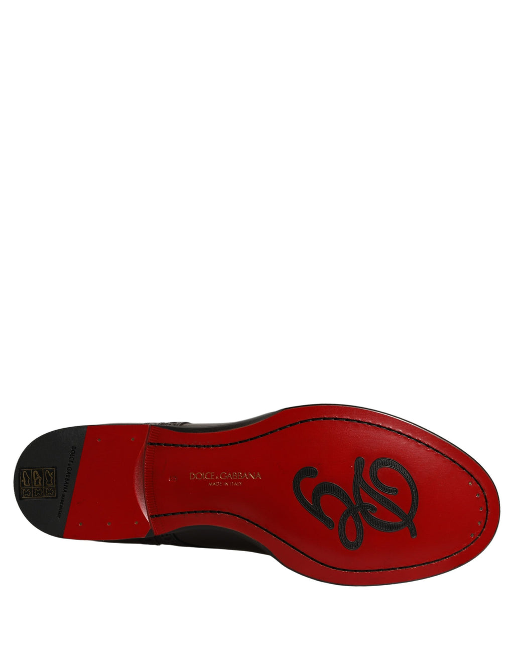 Dolce & Gabbana Maroon Calfskin Leather Derby Men Dress Shoes - Eljoys Fashion 