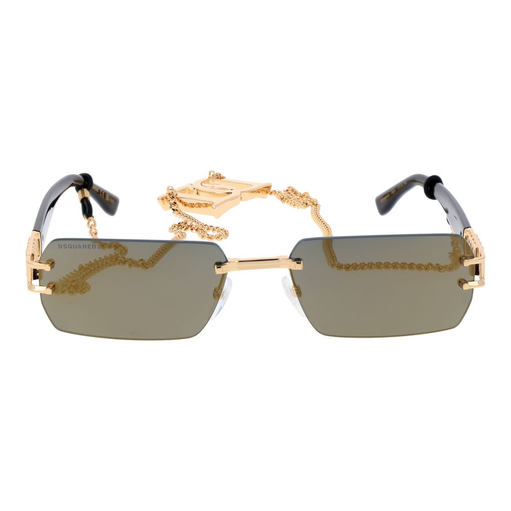 Dsquared² Gold Metal Sunglasses - Eljoys Fashion 