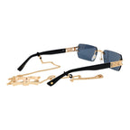 Dsquared² Gold Metal Sunglasses - Eljoys Fashion 
