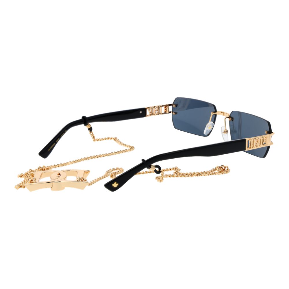 Dsquared² Gold Metal Sunglasses - Eljoys Fashion 