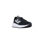 EA7 Emporio Armani Black And White Polyethylene Athletic Sneakers - Eljoys Fashion 
