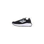 EA7 Emporio Armani Black And White Polyethylene Athletic Sneakers - Eljoys Fashion 
