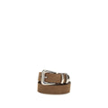 Brunello Cucinelli Brown Calf Leather Bos Taurus Regular Belt - Eljoys Fashion 