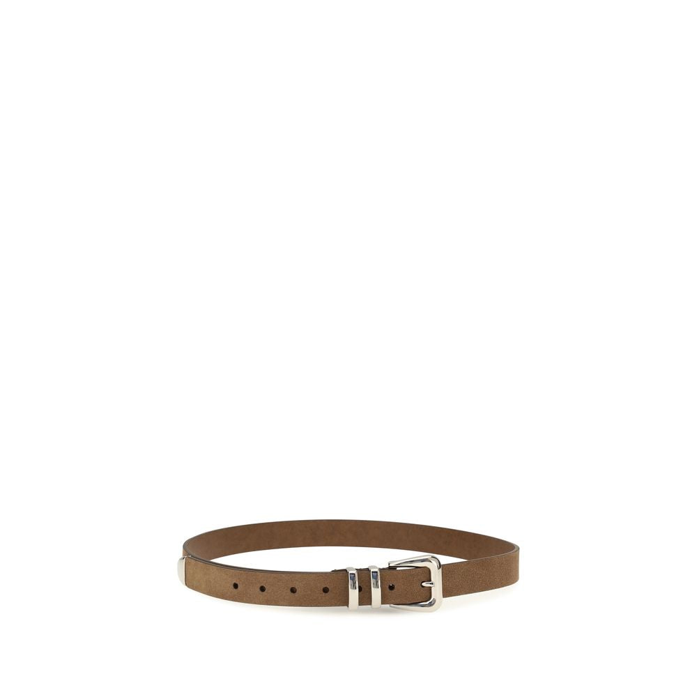 Brunello Cucinelli Brown Calf Leather Bos Taurus Regular Belt - Eljoys Fashion 