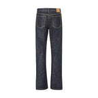 Fendi Blue Cotton Slim Fit Jeans