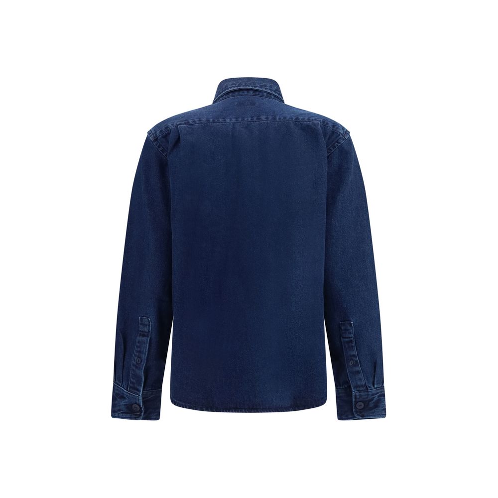 Deperlu Blue Denim Shirt - Eljoys Fashion 
