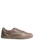 Dolce & Gabbana Taupe Saint Tropez Low Top Sneakers Shoes