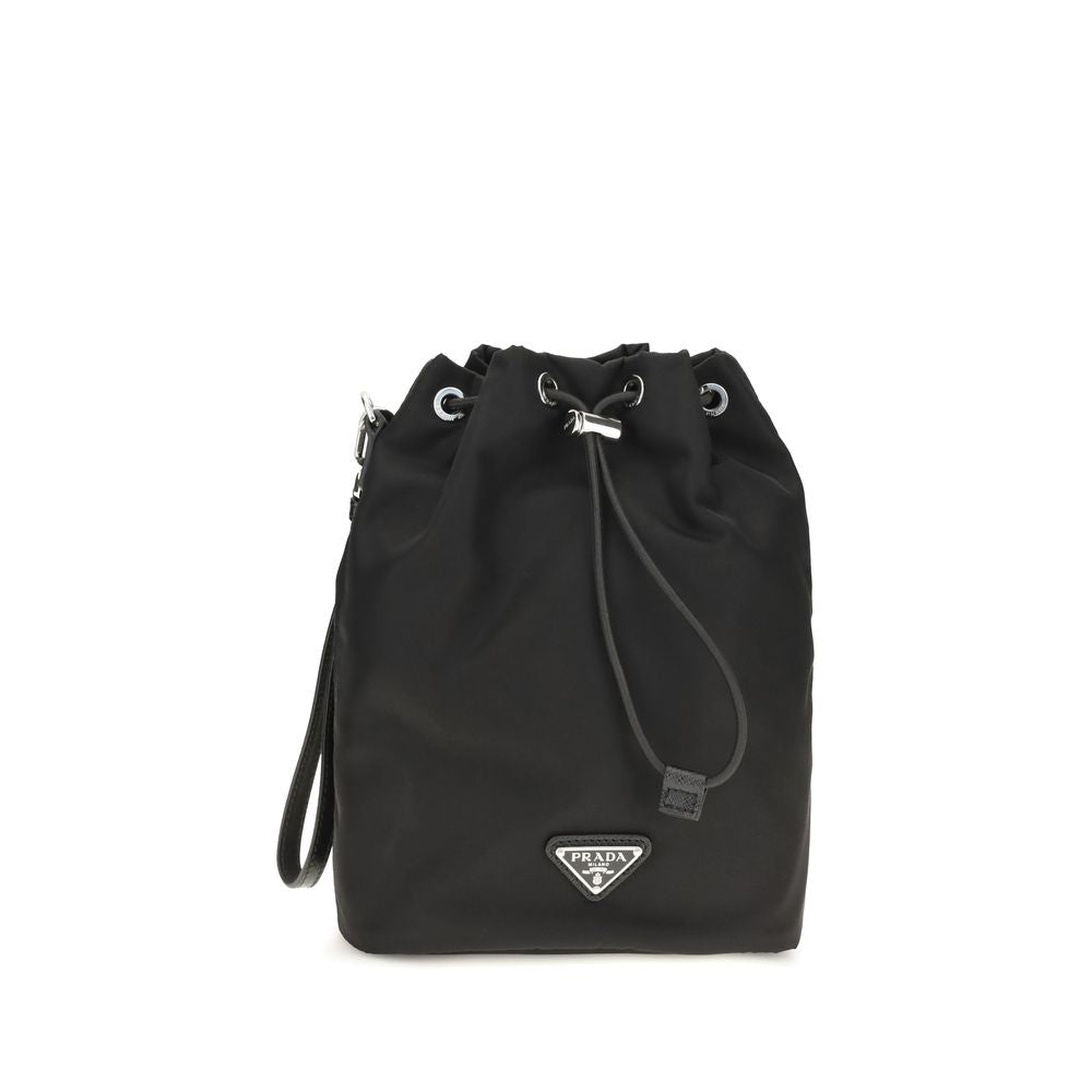 Prada Black Nylon Handbag - Eljoys Fashion 
