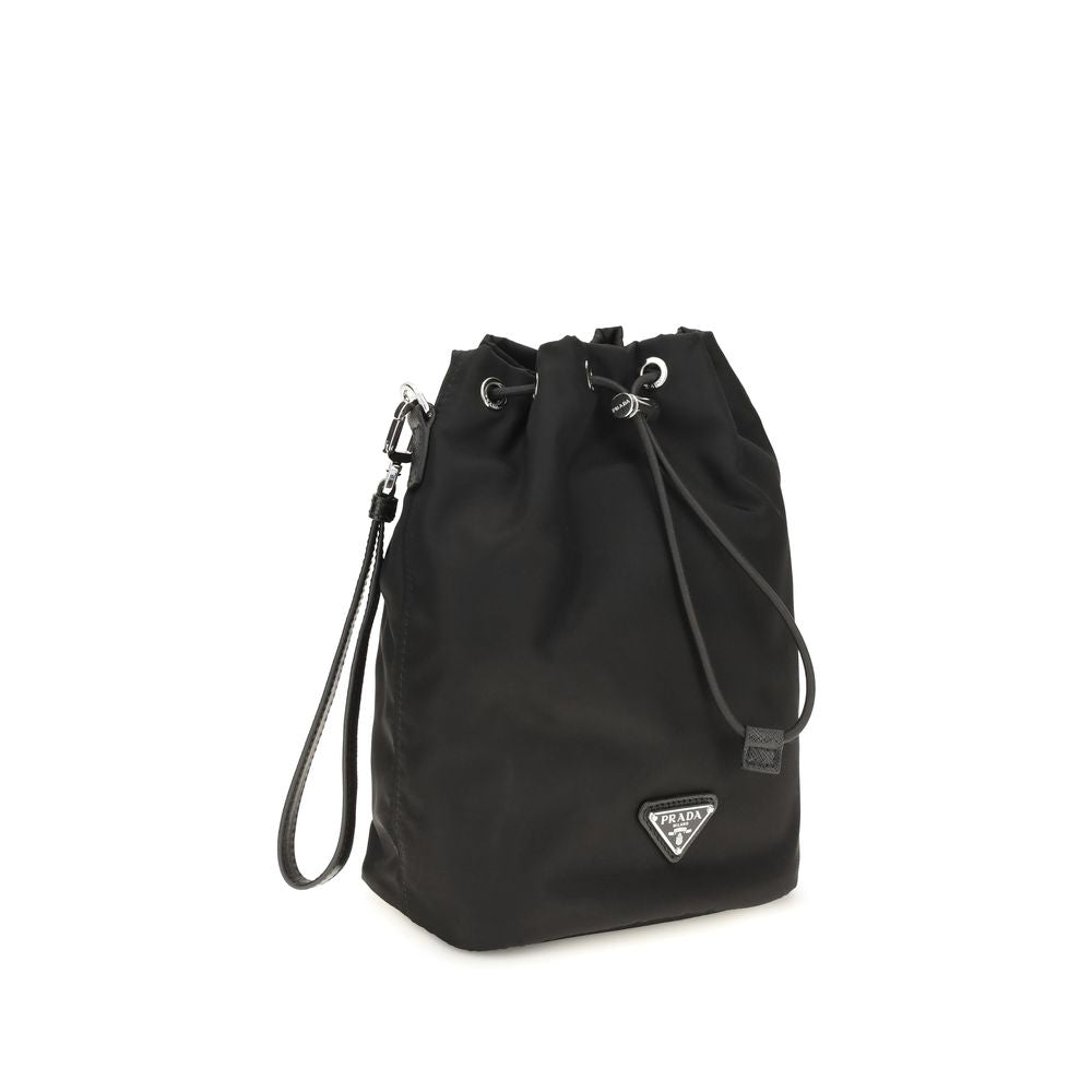 Prada Black Nylon Handbag - Eljoys Fashion 