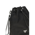Prada Black Nylon Handbag - Eljoys Fashion 