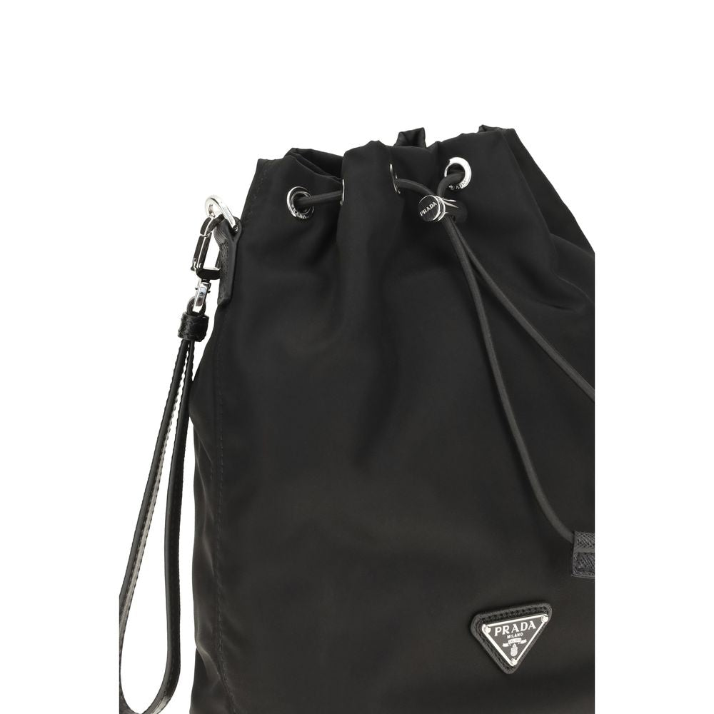 Prada Black Nylon Handbag - Eljoys Fashion 