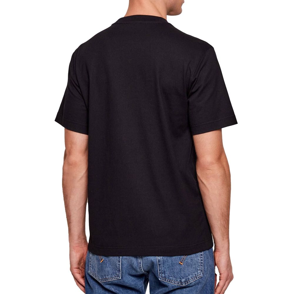 Burberry Black Cotton T-Shirt - Eljoys Fashion 