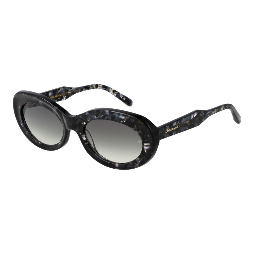 Scotch & Soda Black Acetate Sunglasses - Eljoys Fashion 