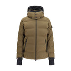 Moncler Grenoble Brown Goose Down Full-Length Jacket - Eljoys Fashion 