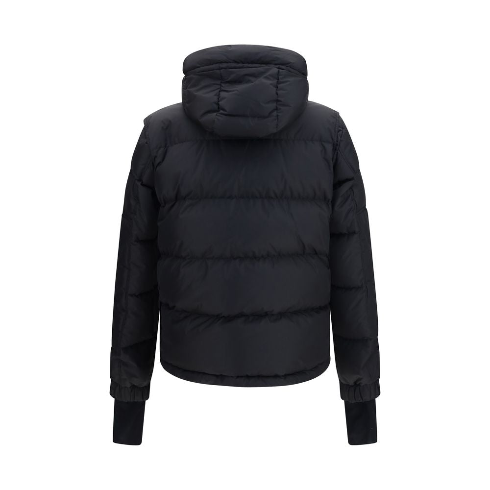 Moncler Grenoble Black Polyamide Full-Length Jacket - Eljoys Fashion 