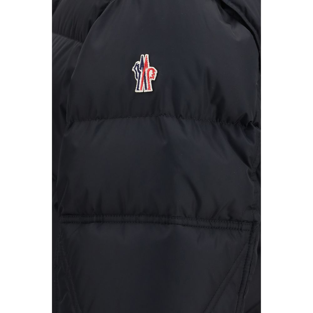 Moncler Grenoble Black Polyamide Full-Length Jacket - Eljoys Fashion 