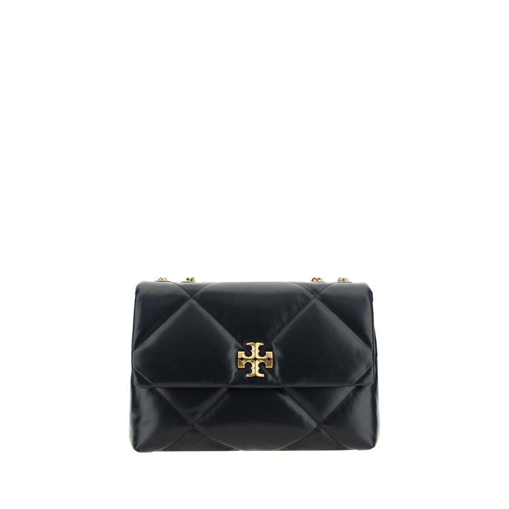 Tory Burch Black Lamb Ovis Aries Shoulder Bag - Eljoys Fashion 