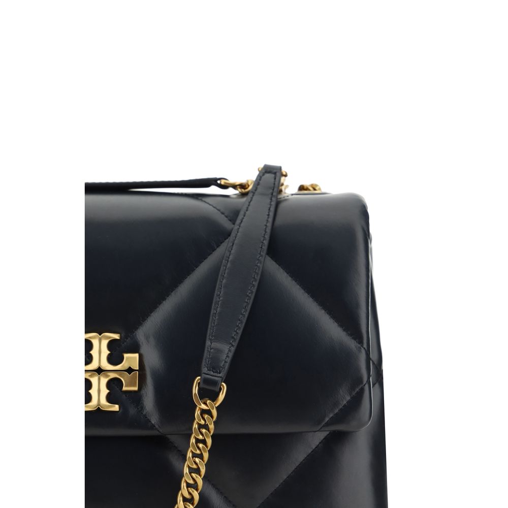 Tory Burch Black Lamb Ovis Aries Shoulder Bag - Eljoys Fashion 