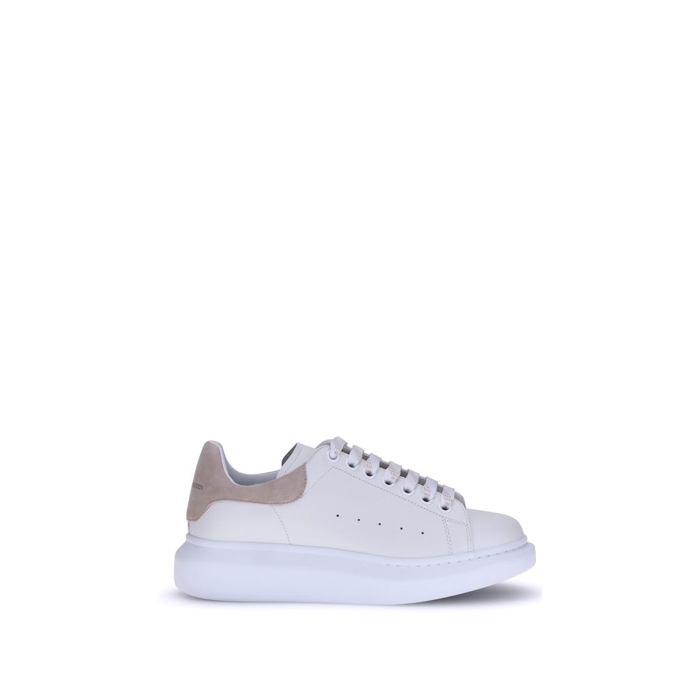 Alexander McQueen White Calf Leather Bos Taurus Platform Sneakers - Eljoys Fashion 