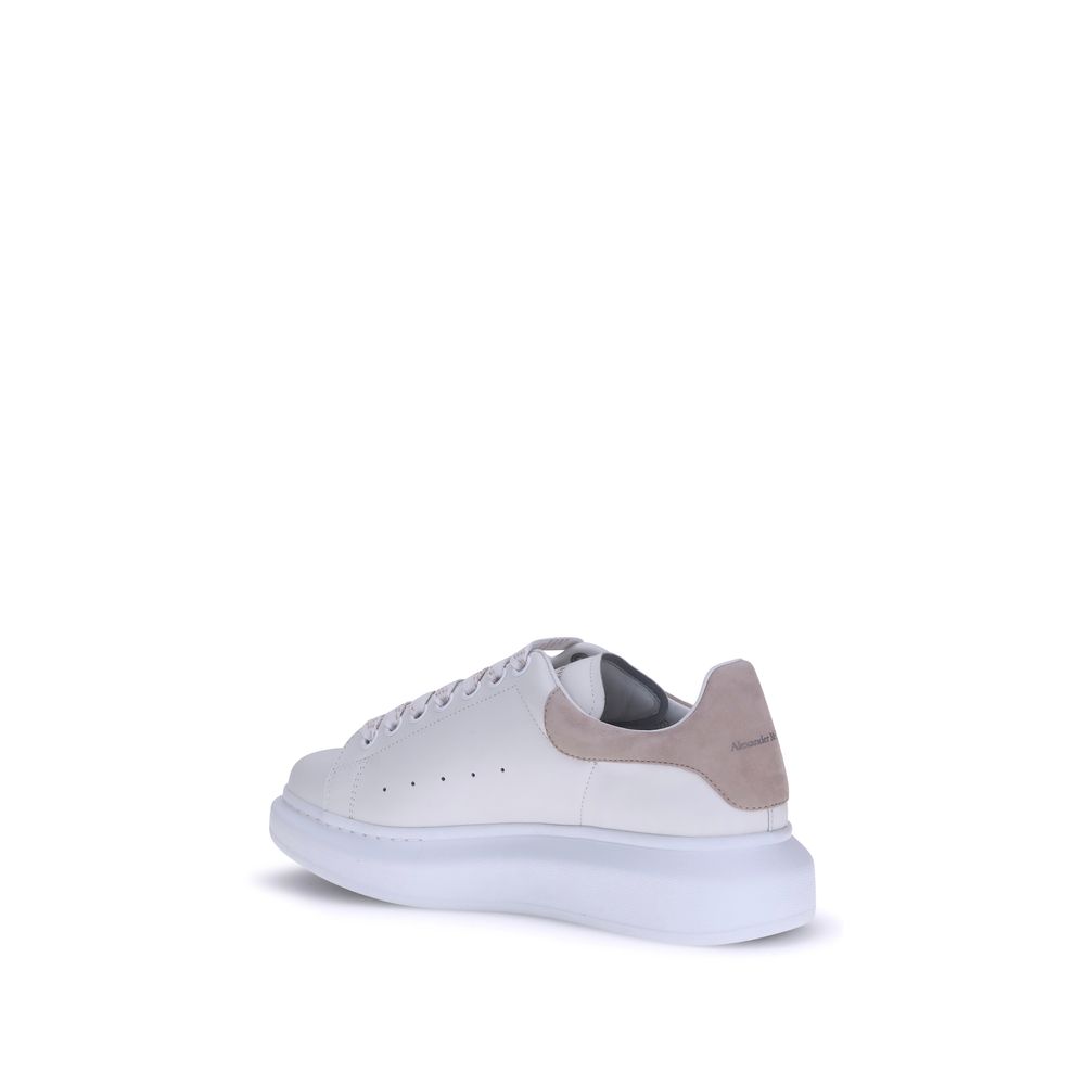 Alexander McQueen White Calf Leather Bos Taurus Platform Sneakers - Eljoys Fashion 