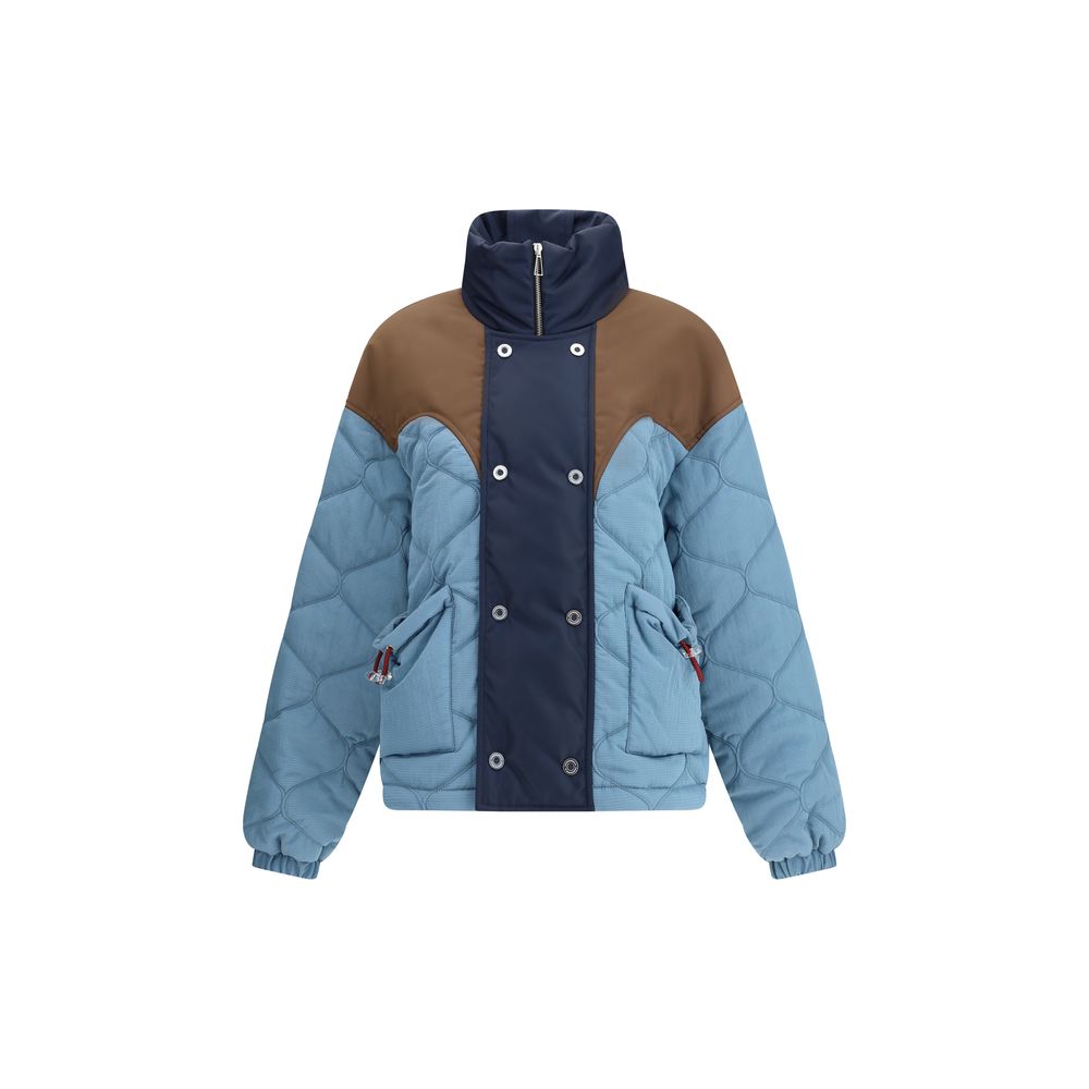 MARBELL Blue Polyamide Full-Length Jacket - Eljoys Fashion 