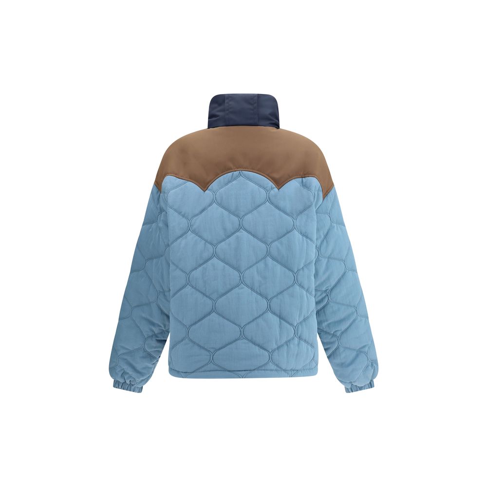 MARBELL Blue Polyamide Full-Length Jacket - Eljoys Fashion 