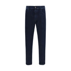 PT Torino Blue Cotton Tapered Jeans - Eljoys Fashion 