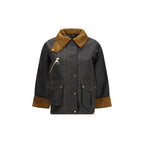 Barbour Bicolor Cotton Full-Length Jacket - Eljoys Fashion 