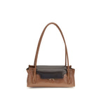 Marni Brown Calf Leather Bos Taurus Shoulder Bag - Eljoys Fashion 