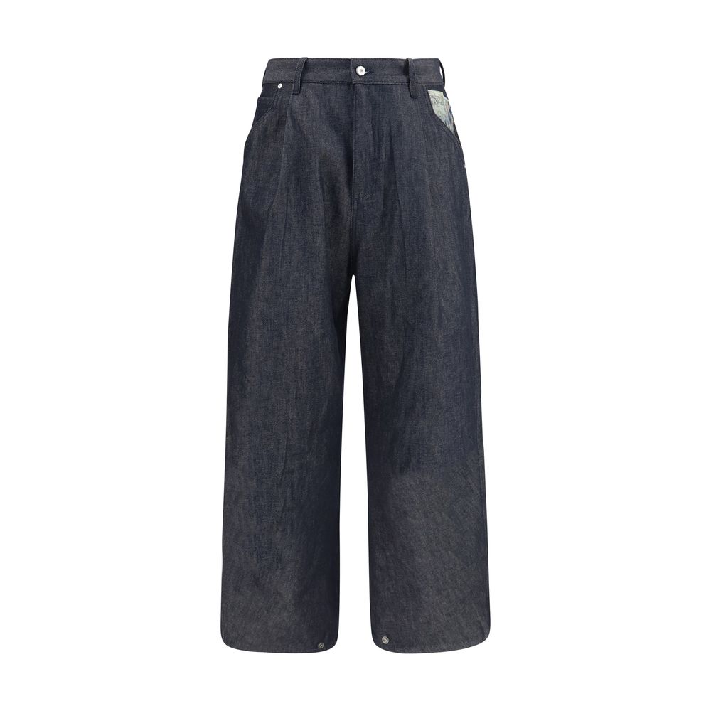PDF Channel Blue Cotton Relaxed Fit Jeans - Eljoys Fashion 