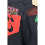 PDF Channel Blue Cotton Relaxed Fit Jeans - Eljoys Fashion 