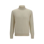 Aragona Cashmere White Cashmere Sweater