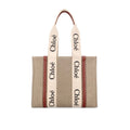 Chloé Beige Linen Tote Bag - Eljoys Fashion 