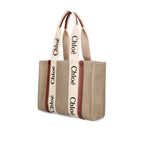 Chloé Beige Linen Tote Bag - Eljoys Fashion 