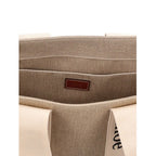 Chloé Beige Linen Tote Bag - Eljoys Fashion 