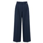 Baldinini Trend Blue Viscose Women Pants