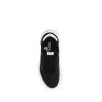 Moncler Black Polyamide Athletic Sneakers