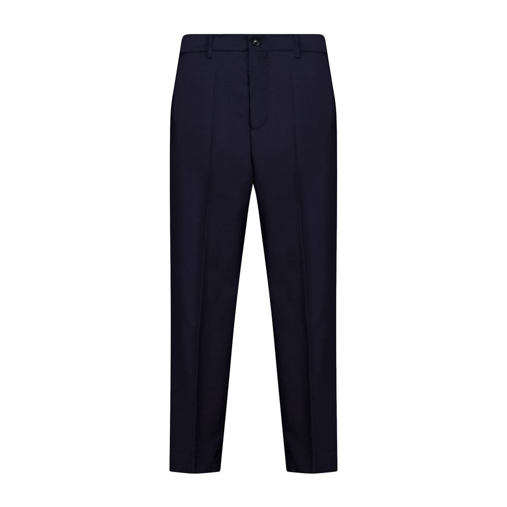 Autore Blue Wool Dress Pants